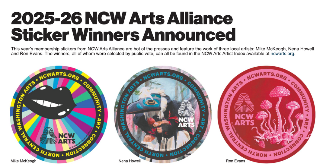 Public vote, Nena Howell's "Raven Soul" selected winner for 2025-2026 NCW Arts Alliance, announced September, 2025.